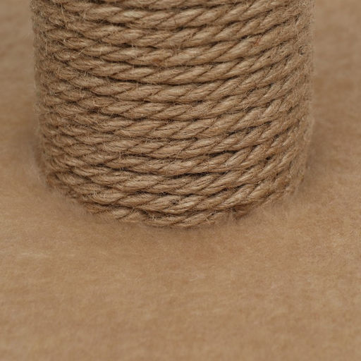 Домик для животных, с когтеточкой и полкой, джут, 32 х 32 х 64, бежевый - Simaland фото 5