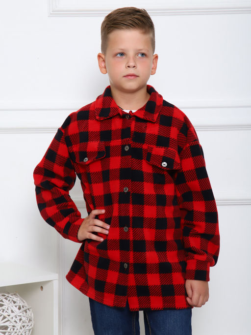 РБ013 Рубашка Мейн (красный) - Милаша фото 11