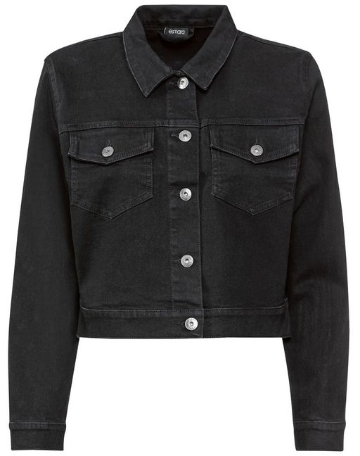 Короткая женская джинсовая куртка ESMARA  фото 7