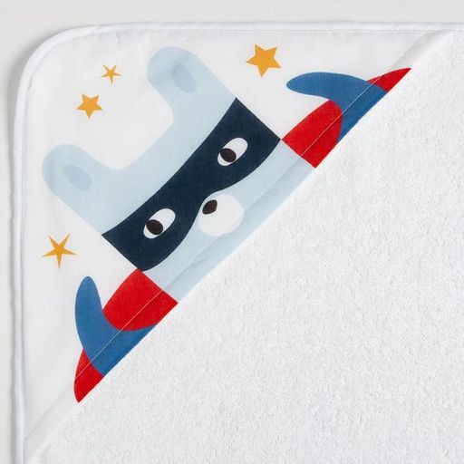 Полотенце детское Крошка Я Super hero, 75х75 см, 100% хлопок. 340г/м2  фото 8