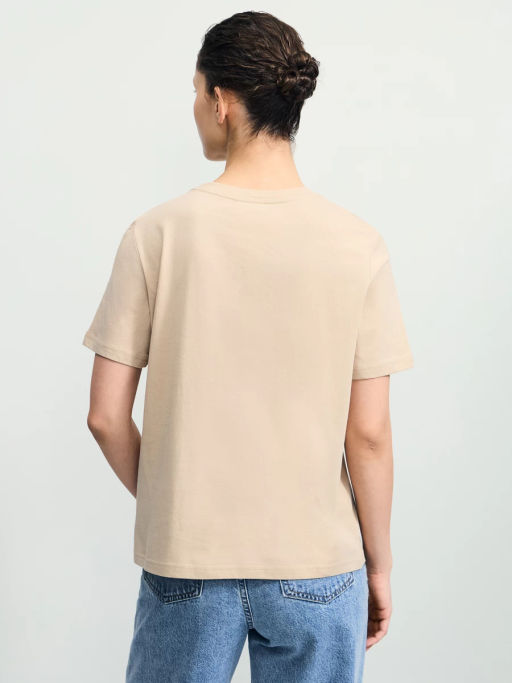 Футболка из хлопка с принтом / Zarina фото 5