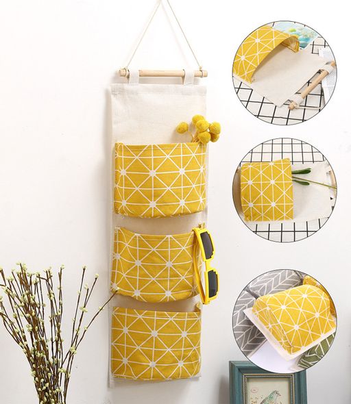 Карманы на стену полукруглые Орнамент (1288) Желтый - Мой органайзер фото 17