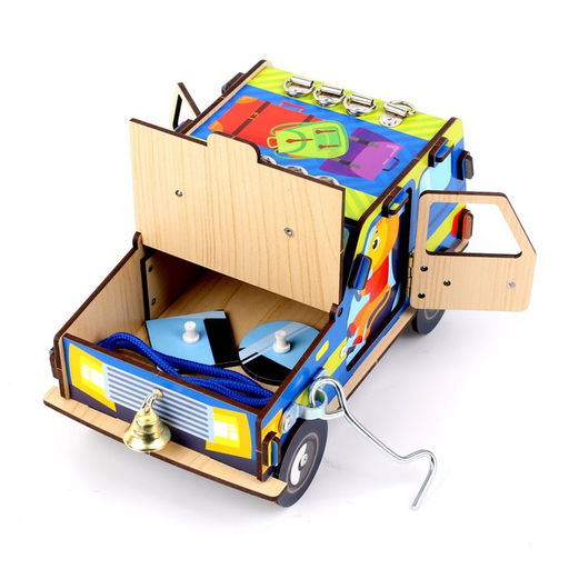 Бизиборд Машинка - Лесная мастерская фото 4