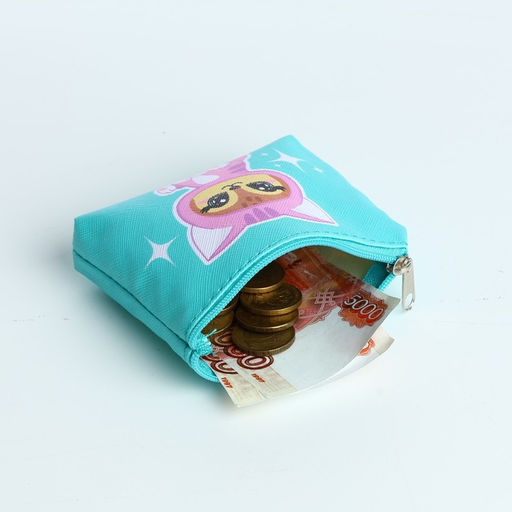 Цена за 5 шт. Кошелек детский Милые зверята МИКС, 11х0,5х8,5 см - NAZAMOK KIDS фото 16