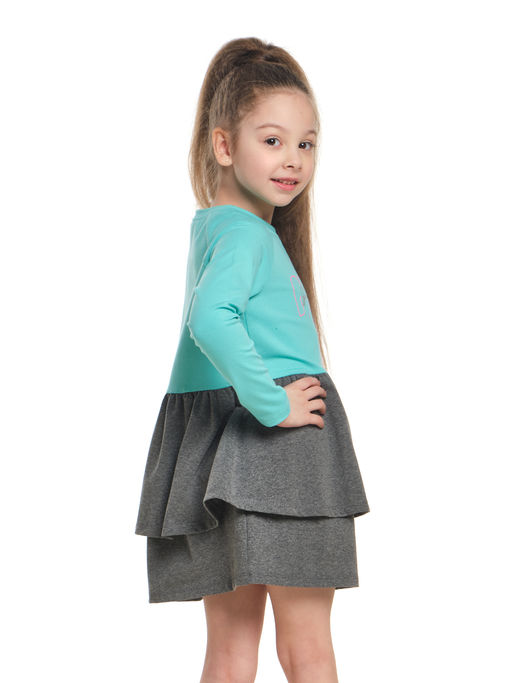 Платье UD 6038 бирюза - Mini maxi фото 2