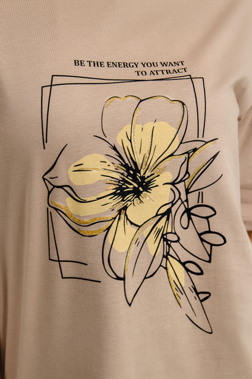 Арт. 4141 Туника женская 44-54 (6 шт) Цвет:кофейный