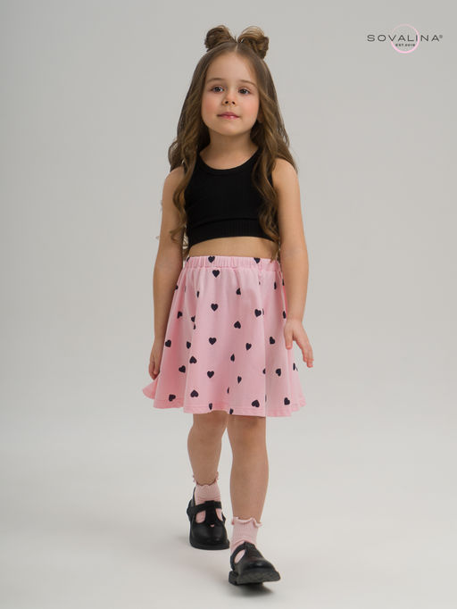 Костюм Мальвина КТ черный-черные сердечки - Sovalina фото 14