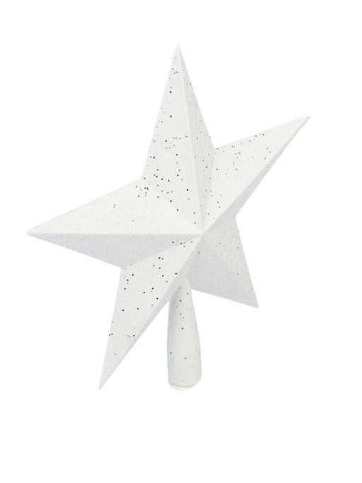 Цена за 2 шт. Звезда на ёлку (верхушка) млечный путь, 2222 см, белый - Зимнее волшебство фото 3