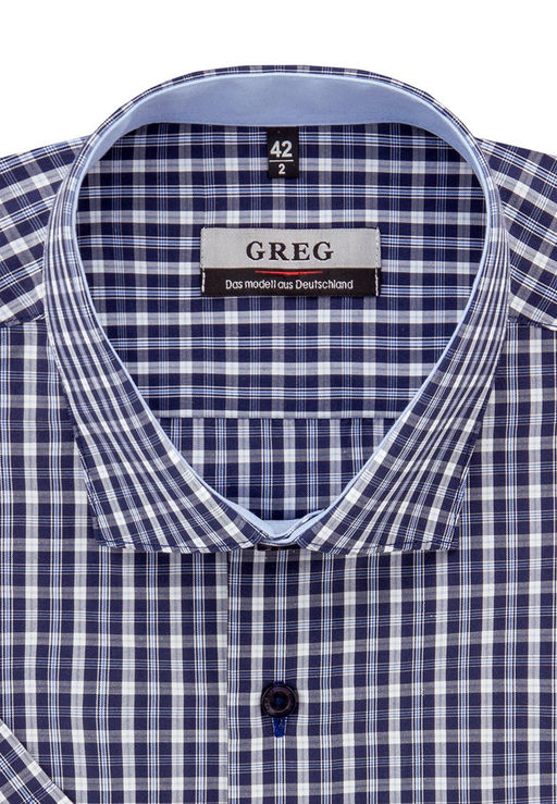 Сорочка мужская короткий рукав GREG 225/109/523/Z/1