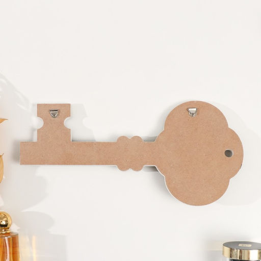 Настенные крючки декоративные «Ключик с подсолнухом», дерево, 2.5×29.5×15 см, МИКС