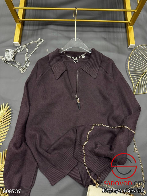 свитер с молнией женский - Bruno фото 5