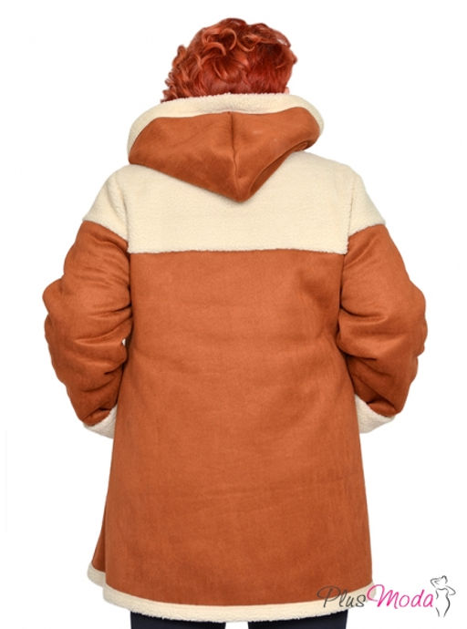 Дубленка-куртка Модель №1793 размеры 44-84 - Plusmoda фото 23