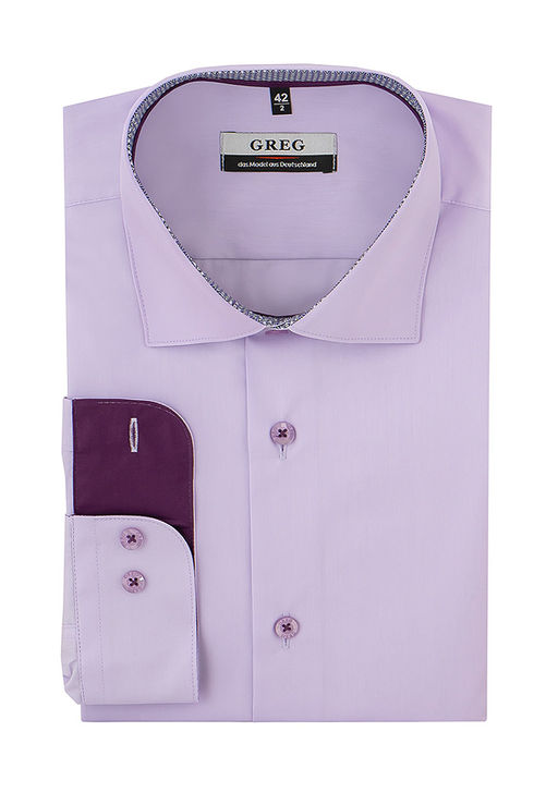 Сорочка мужская длинный рукав GREG 720/139/LV/Z/3p  фото 2