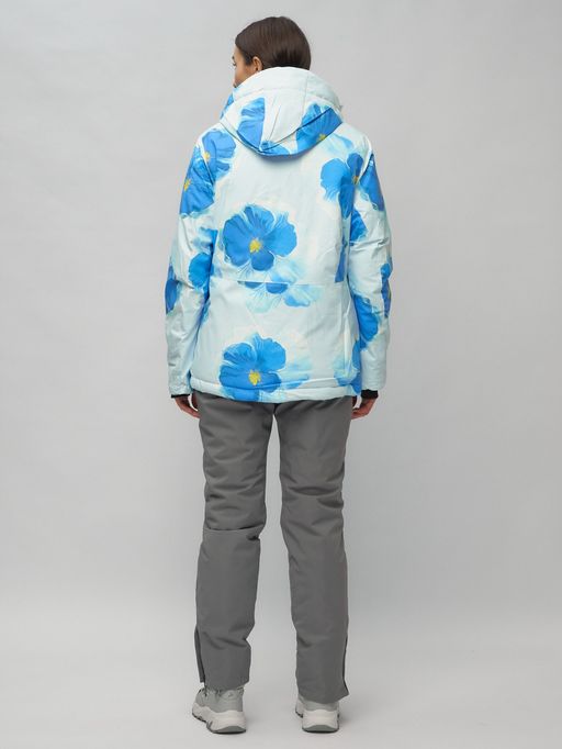 Горнолыжный костюм женский голубого цвета 020231Gl - Chunmai фото 5