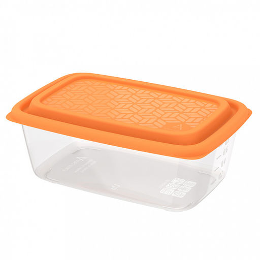 Контейнер для продуктов "Гурман" 1,1л, 19,4х13,1х7,5см, полипропилен, подходит для СВЧ и заморозки (Россия)