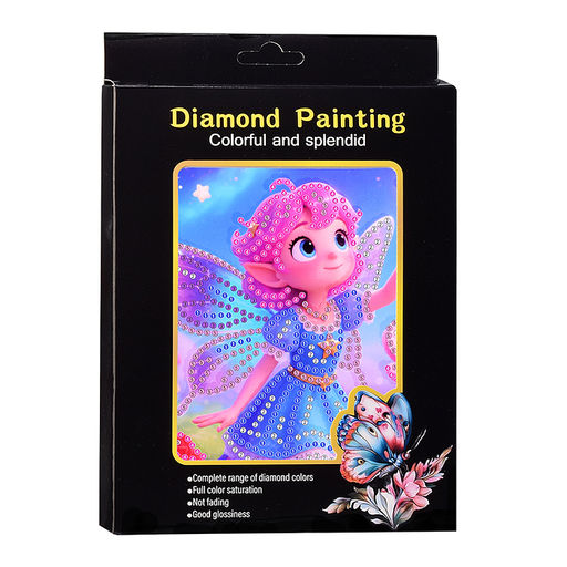 Мозаика алмазная "Маленькая фея" 15*20см