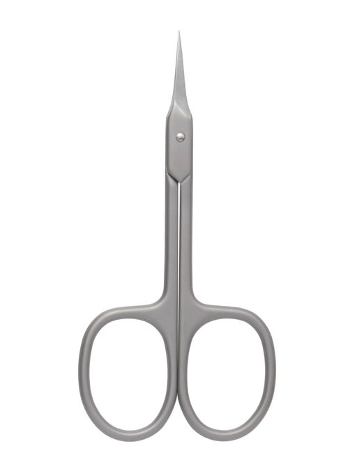 Frau Finger Ножницы маникюрные для кутикулы изогнутые / Premium PS 24, матовые, ручная заточка, 9,3 см