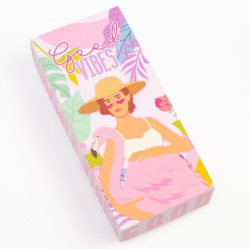 Носки женские KAFTAN Good vibes, набор 5 пар, размер 35-38