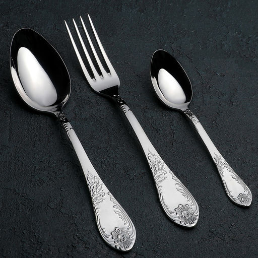 Набор 24 предмета / М-12 Императорский столовый СН-24М12ЦМГ г. Павлово /ПЗХМ/  фото 2