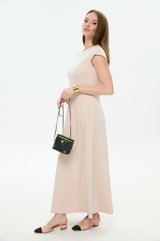 Платье NIKVA н1034-2 капучино  фото 5