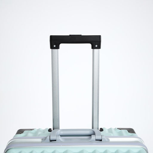 Чемодан средний 24, отдел на молнии, 2 кодовых замка, 4 колеса, крючок, цвет голубой - Simaland фото 5