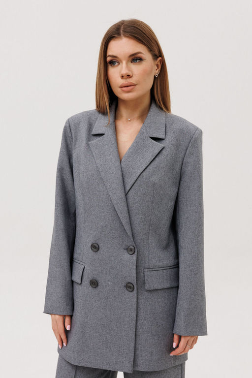 Костюм AmberA 2136-1 серый фото 3