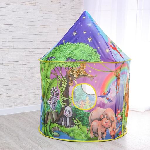 Палатка детская игровая «Джунгли» 100х100х135 см