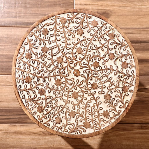 Столик кофейный, 40×40×47 см, манговое дерево