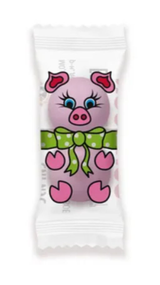 Драже ZOO-ZOO Поросёнок /вкус Томленое молоко/ кремовое с воз рисом вес 1000 г (Сириус)