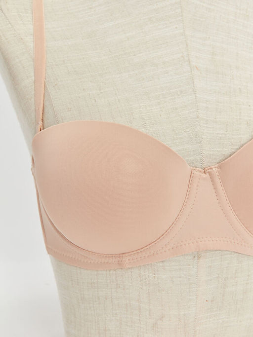 Balenli Yar?m Dolgulu D?z Straplez S?tyen