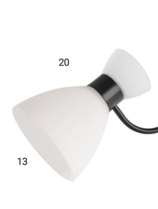 Люстра 20135/3BK, 3х60Вт, E27, 54х54х32 см