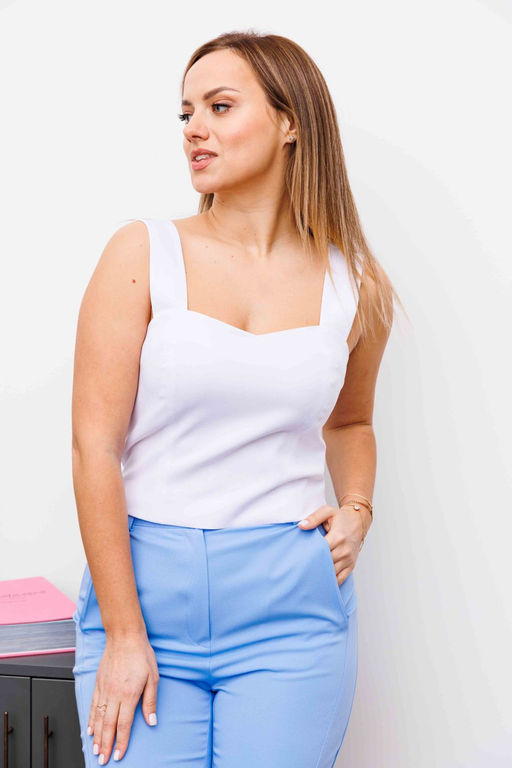 Брюки AURA 4122-164 голубой  фото 4