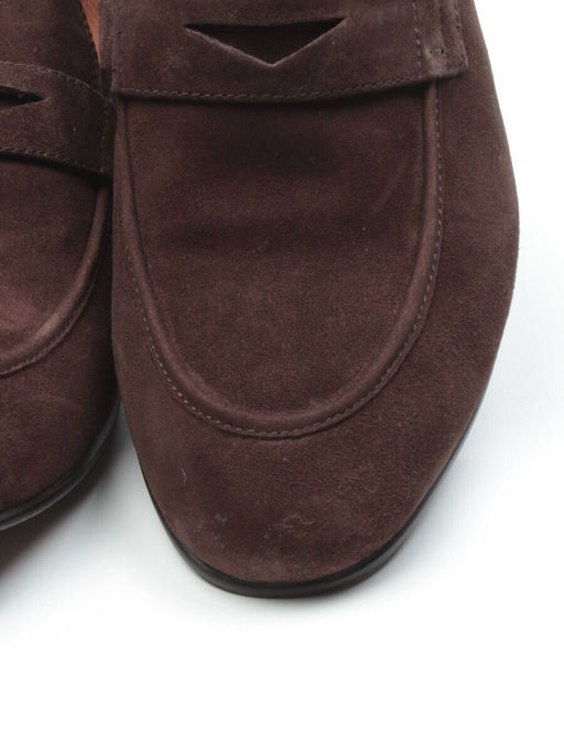 02-1912-57-72 BROWN Полуботинки мужские (натуральная замша) - Фабричный китай фото 12