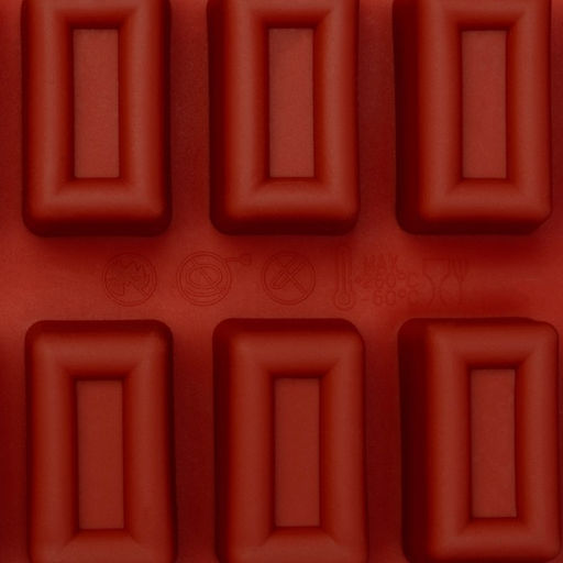 Форма для выпечки Доляна Сладости.Батончик, силикон, 30?17?2 см (4?2.3?2 см), 25 ячеек, коричневая  фото 5