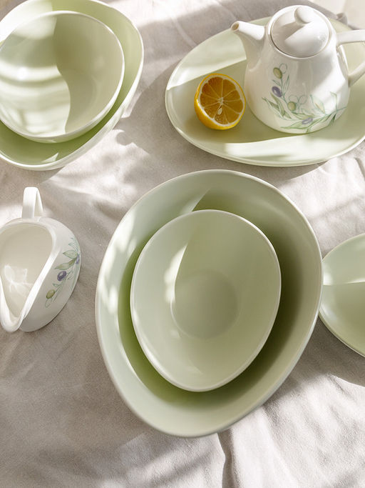 Салатник 1500мл оливковый фарфор - Lucky фото 5