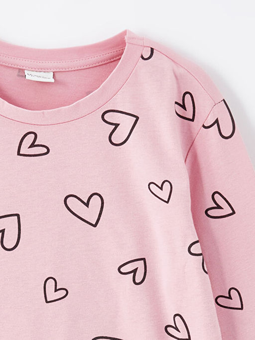 Bisiklet Yaka K?z ?ocuk Ti??rt - Waikiki фото 3