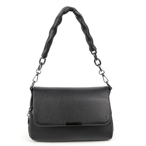 Женская сумка через плечо из эко кожи 8861 Блек - Cidirro фото 2