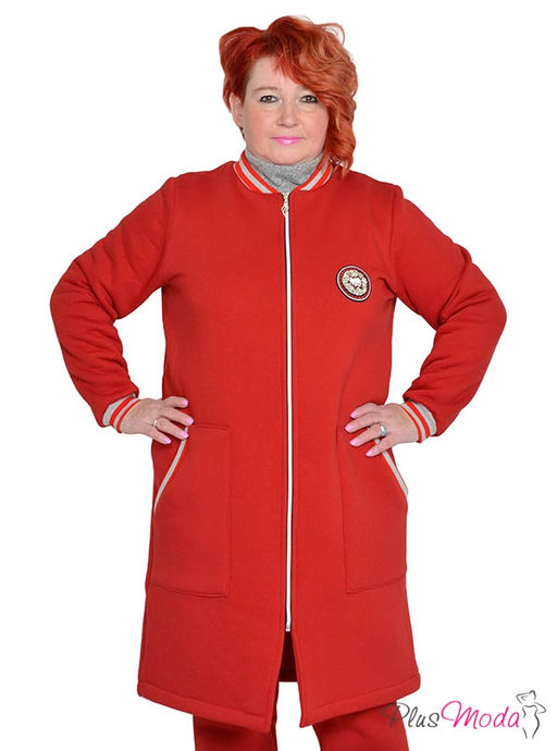 Толстовка Модель №1867 размеры 44-84 - Plusmoda фото 4
