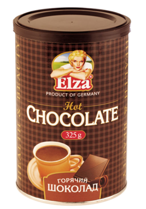 ELZA. Горячий шоколад 325 гр. банка (композит) ГЕРМАНИЯ