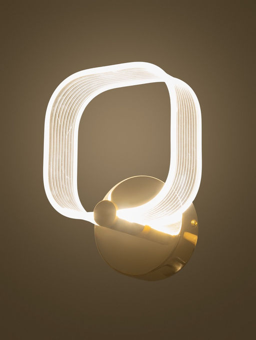 Бра LED 3153/1W, 2×10 Вт, 3000-6000K, золотистое