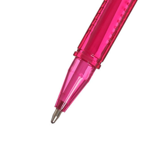 Набор ручек шариковых, 12 цветов, треугольный, тонированный корпус, в блистере на кнопке - Simaland фото 3