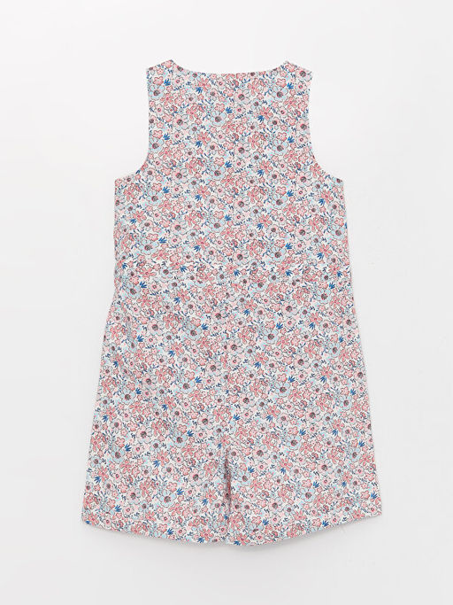 Bisiklet Yaka Desenli K?z ?ocuk Tulum - Waikiki фото 2