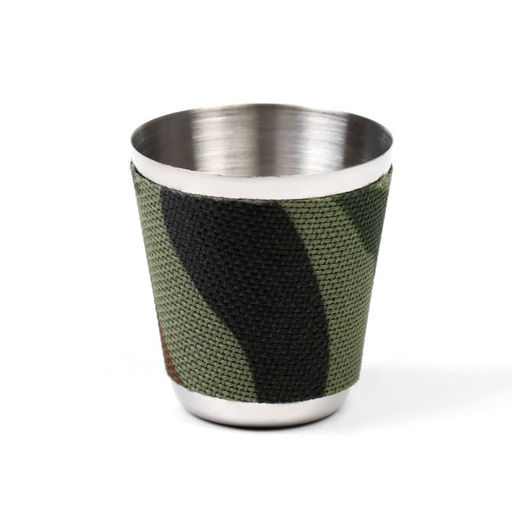 Подарочный набор 5 в 1 «Хаки», фляжка 270 мл, 2 стопки, ручка, брелок, металл, текстиль