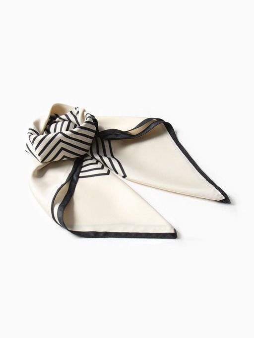 Платок женский MINAKU «Диагональ», молочный, размер 70×70 см