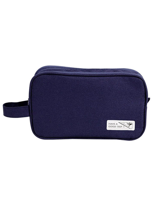 Kristaller Косметичка дорожная мужская Travel Have a good trip, синий