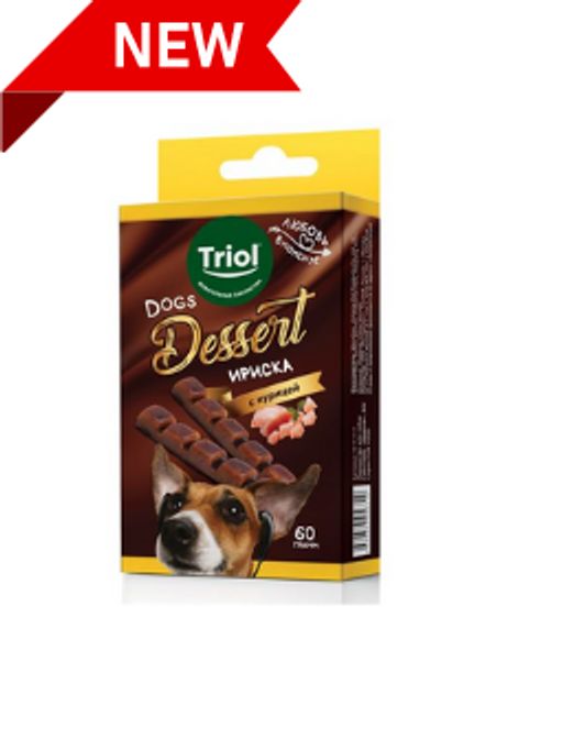Лакомство для собак FUN FOOD Ириска, 60г - Triol фото 3