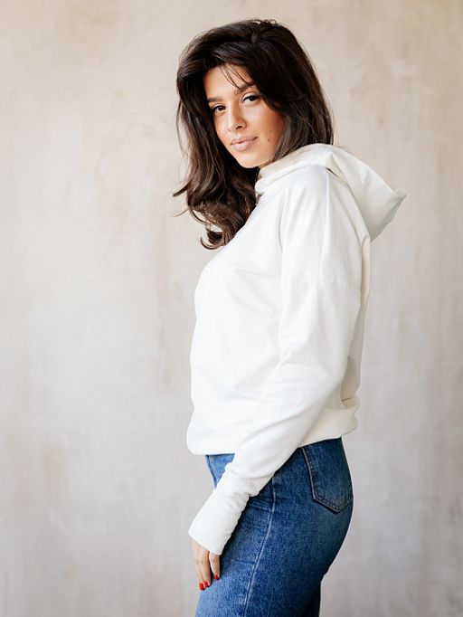 РАСПРОДАЖА Худи с перчаткой О36/белый - Ihomelux фото 7