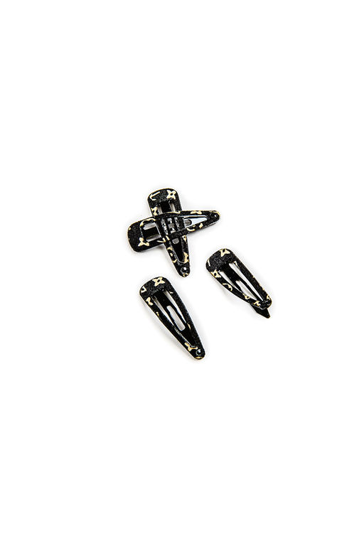 Набор заколок клик-клак ZG9092 черн