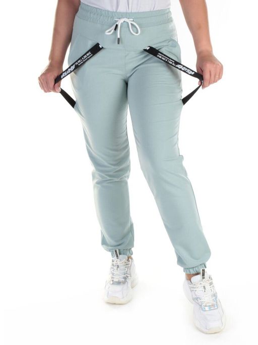 QB-81 Брюки спортивные женские (95% хлопок, 5% стрейч) P&S