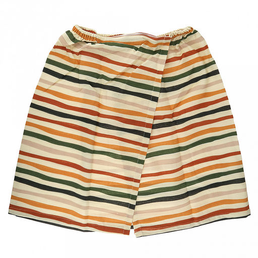 Килт мужской для бани и сауны "Полосатый рейс" 145х60см, вафельное полотно, хлопок 100%, плотность 245г/м2, упаковка классическая 28х41см, "Домашняя мода" (Россия)